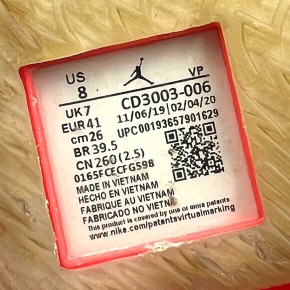 Air Jordan Why Not Zer0.3 'Black Cement' - Picture 8 of 10